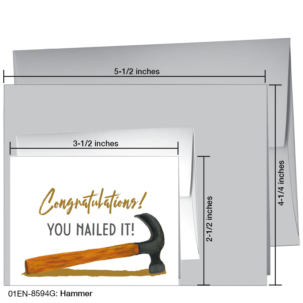 Hammer, Greeting Card (8594G), Enclosure, printedcanvas.com