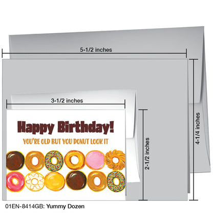 Yummy Dozen, Greeting Card (8414GB), Enclosure Card, www.printedcanvas.com