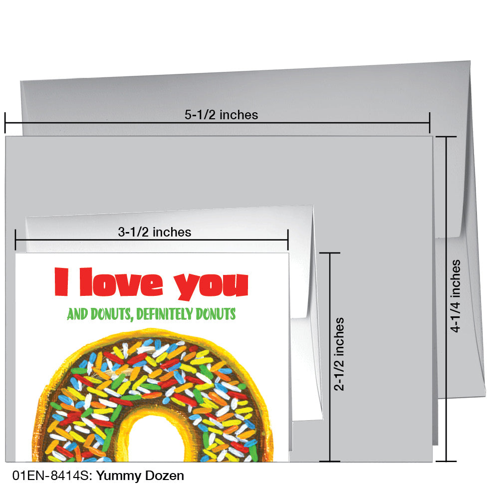 Yummy Dozen, Greeting Card (8414S), Enclosure, printedcanvas.com