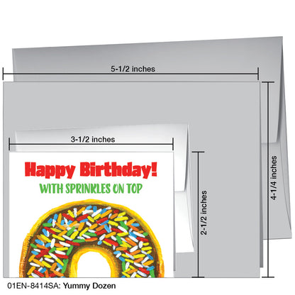 Yummy Dozen, Greeting Card (8414SA), Enclosure, printedcanvas.com