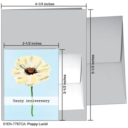 Poppy Lucid, Greeting Card (7787CA), Enclosure Card, www.printedcanvas.com
