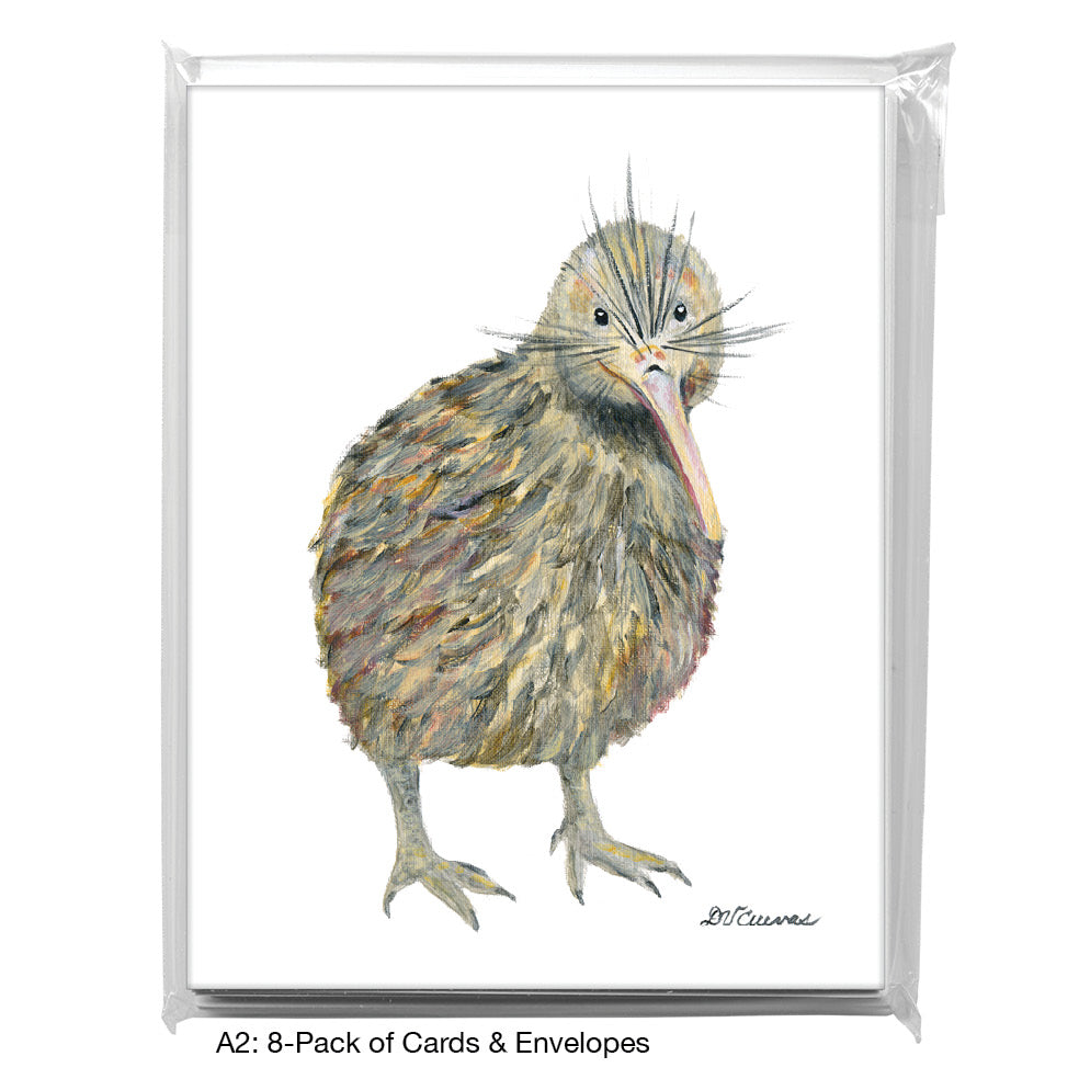 Kiwi Bird, Greeting Card (8791A), 8-Pack, www.printedcanvas.com