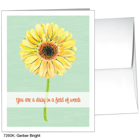 Gerber Bright, Greeting Card (7260K), A2, printedcanvas.com