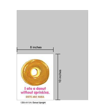 Donut Upright, Card Board (8412N), 8x10 Poster Board, www.printedcanvas.com