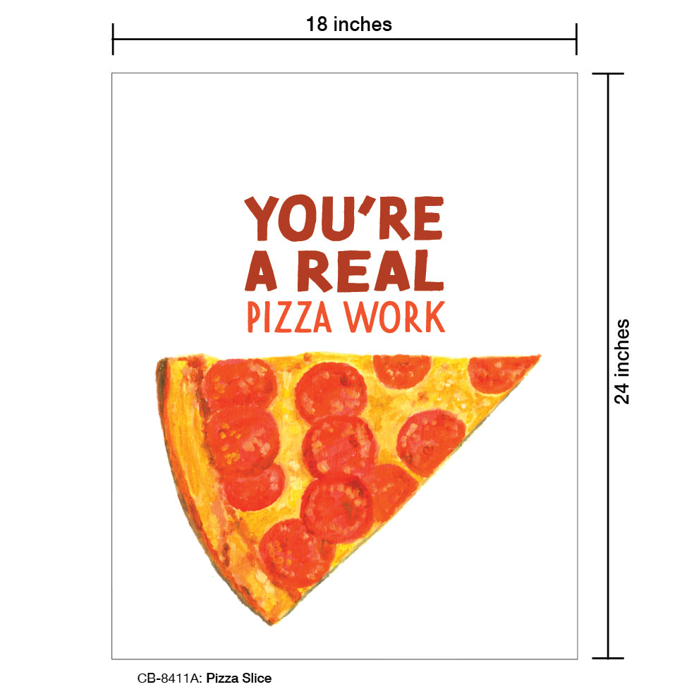 Pizza Slice, Card Board (8411A), 18'x24 PosterBoard at www.printedcanvas.com
