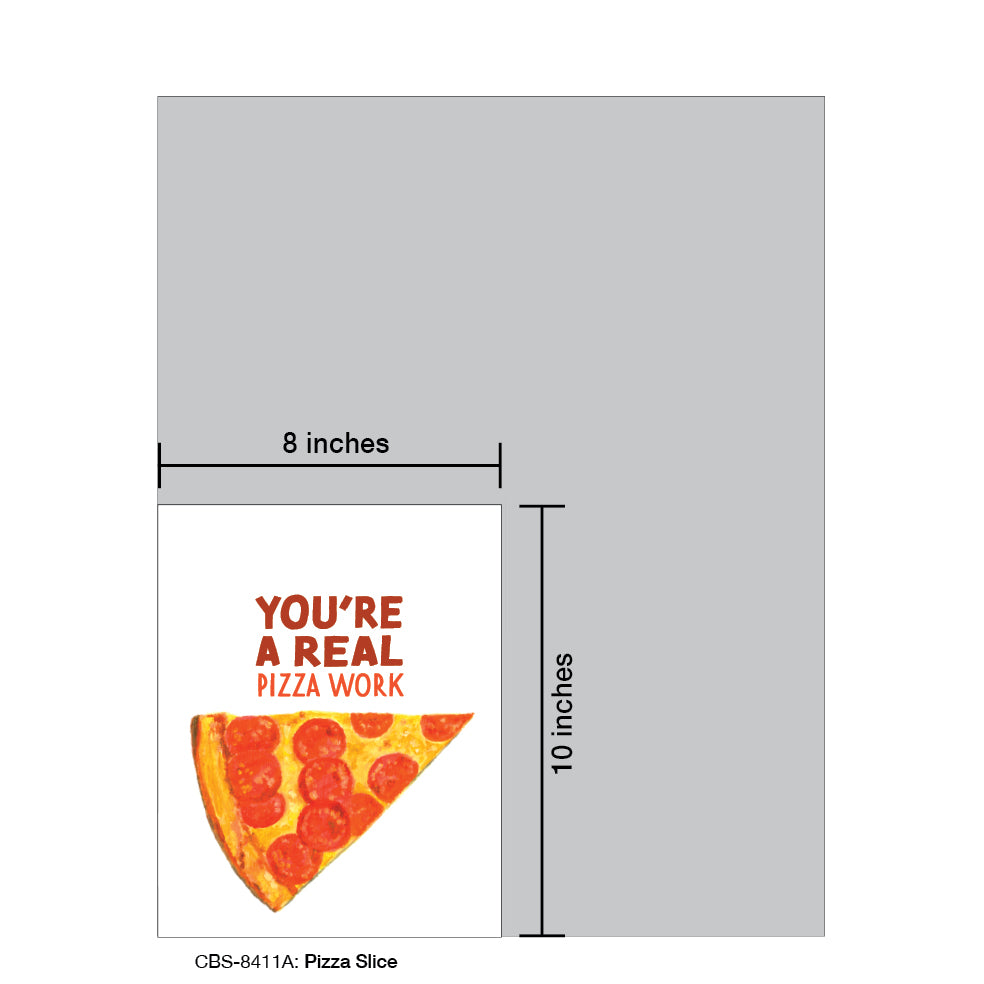 Pizza Slice, Card Board (8411A), 8x10 Poster Board, www.printedcanvas.com