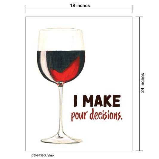 Vino, Card Board (8438G), Card Board: 18x24, printedcanvas.com