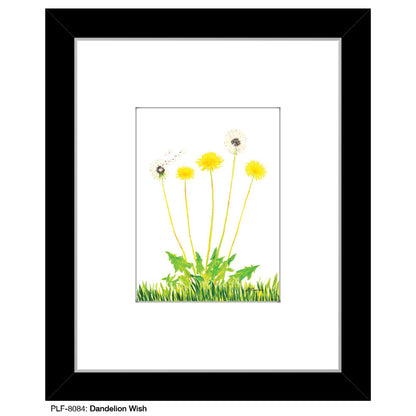 Dandelion Wish, Print (#8084A), Print Matted, www.printedcanvas.com