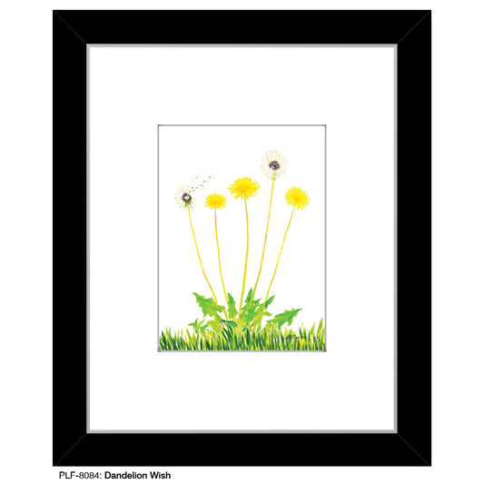 Dandelion Wish, Print (#8084A), Print Matted, www.printedcanvas.com