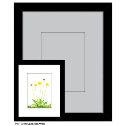 Dandelion Wish, Print (#8084A), Print Matted, www.printedcanvas.com