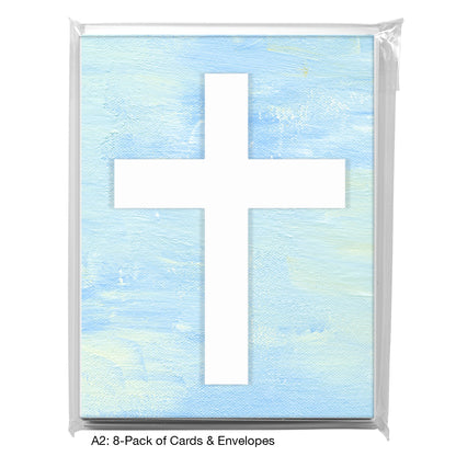 Cross, Greeting Card (8140J), A2 Card 8-Pack, www.printedcanvas.com