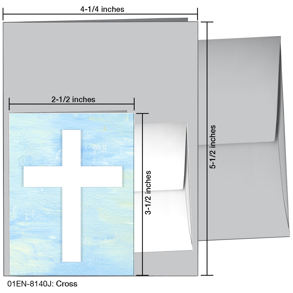 Cross, Greeting Card (8140J), Enclosure Card, www.printedcanvas.com