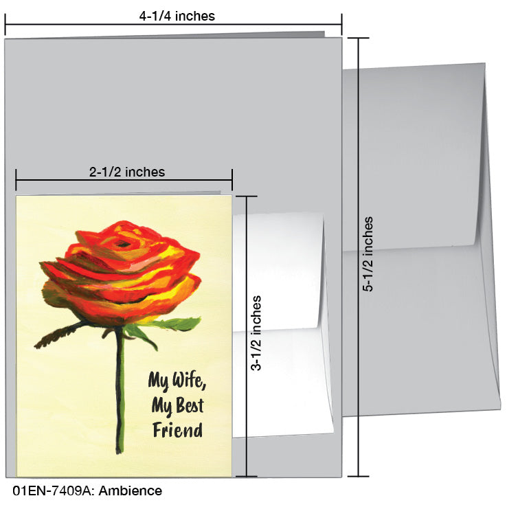 Ambience, Greeting Card (7409A), Enclosure, printedcanvas.com