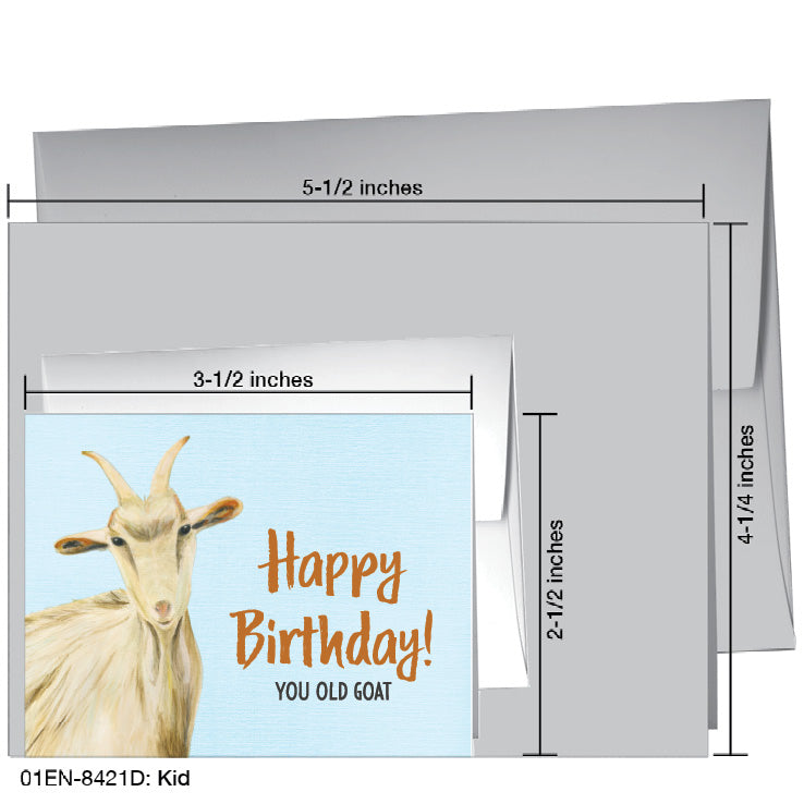 Kid, Greeting Card (8421D), Enclosure, printedcanvas.com