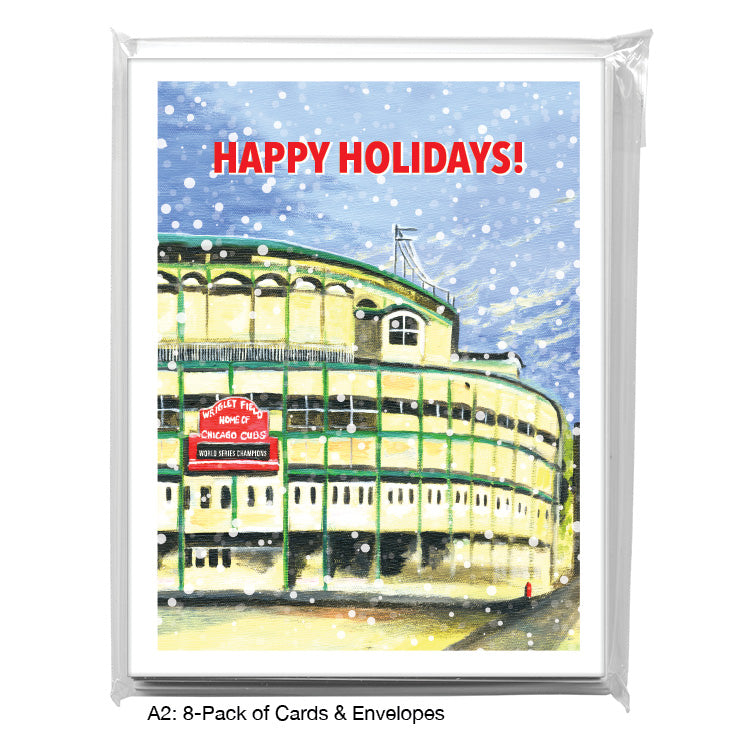 Cubs, Chicago, Greeting Card (7359A), 8-Pack, www.printedcanvas.com