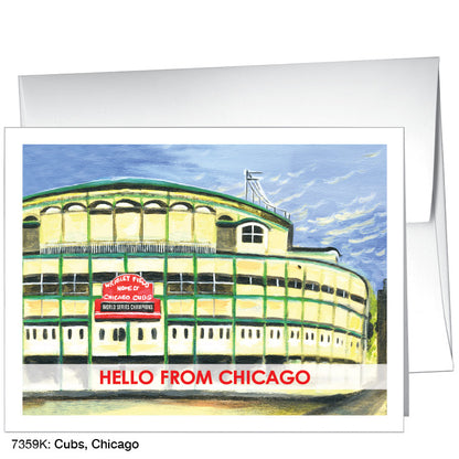 Cubs, Chicago, Greeting Card (7359K), A2, printedcanvas.com