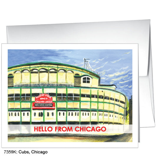 Cubs, Chicago, Greeting Card (7359K), A2, printedcanvas.com