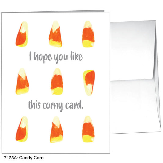 Candy Corn, Greeting Card (7123A), A2, printedcanvas.com