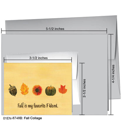 Fall Collage, Greeting Card (8748B), Enclosure, printedcanvas.com