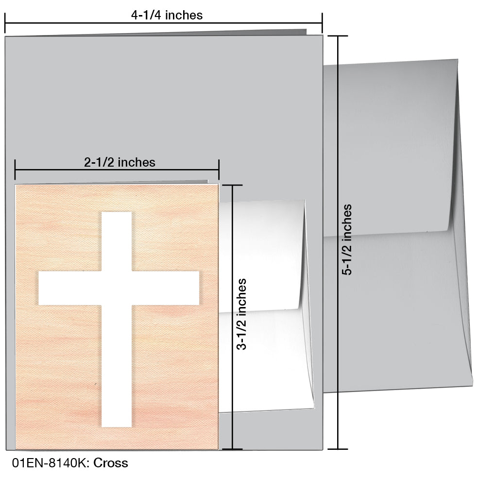 Cross, Greeting Card (8140K), Enclosure, printedcanvas.com