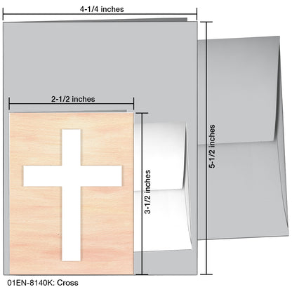 Cross, Greeting Card (8140K), Enclosure, printedcanvas.com