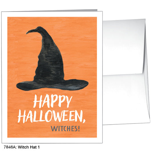 Witch Hat 1, Greeting Card (7846A), A2 Card Front, www.printedcanvas.com