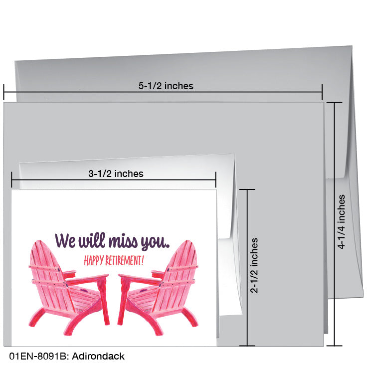 Adirondack, Greeting Card (8091B), Enclosure Card, www.printedcanvas.com