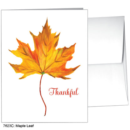 Maple Leaf, Greeting Card (7623C), A2, printedcanvas.com