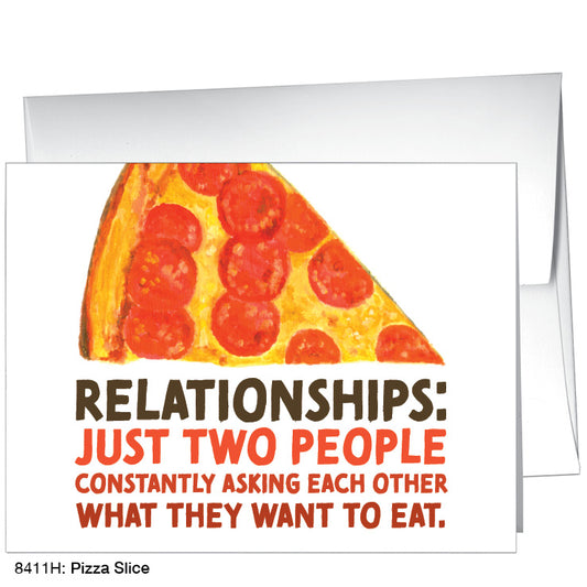 Pizza Slice, Greeting Card (8411H), A2, printedcanvas.com