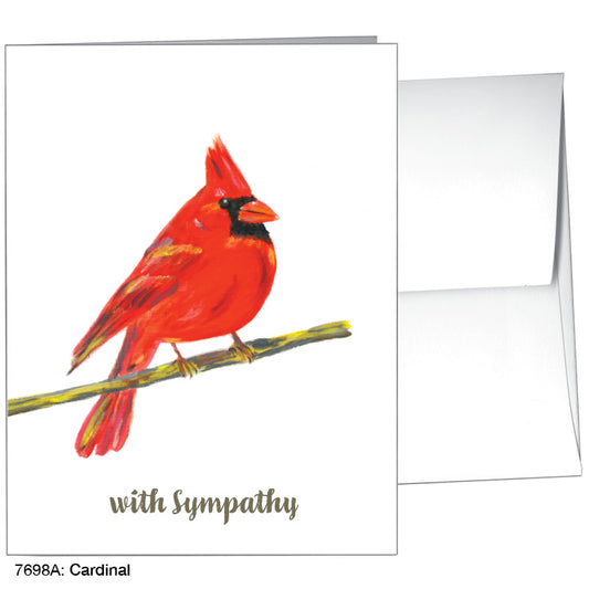 Cardinal, Greeting Card (7698A), A2, printedcanvas.com
