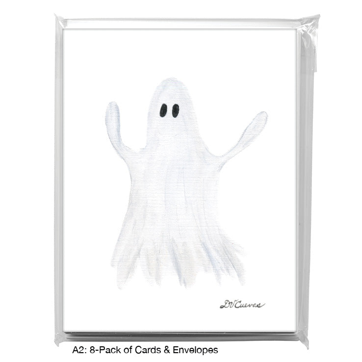 Ghostie, Greeting Card (8801A), 8-Pack, www.printedcanvas.com