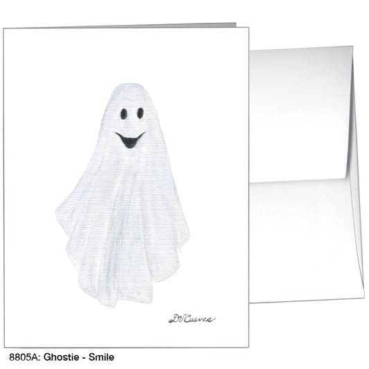 Ghostie - Smile, Greeting Card (8805A), A2, printedcanvas.com