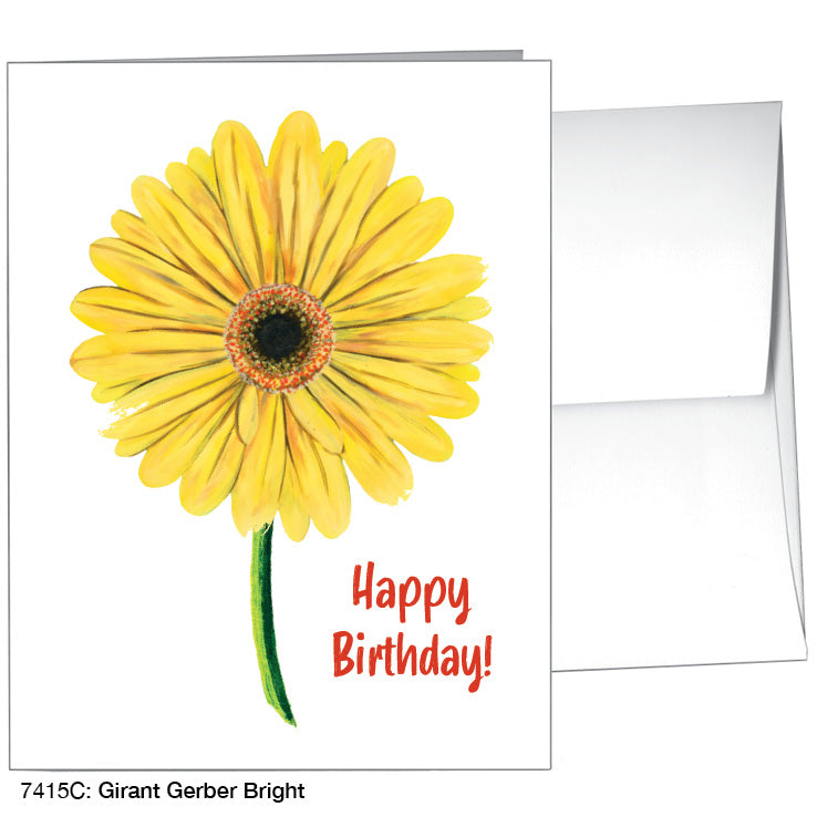 Giant Gerber Bright, Greeting Card (7415C), A2 Card, printedcanvas.com