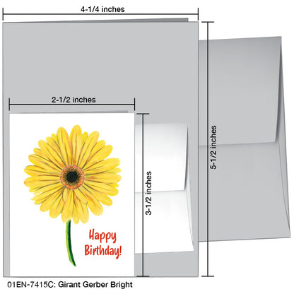 Giant Gerber Bright, Greeting Card (7415C), Enclosure Card, printedcanvas.com