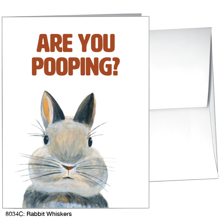 Rabbit Whiskers, Greeting Card (8034C), A2, printedcanvas.com