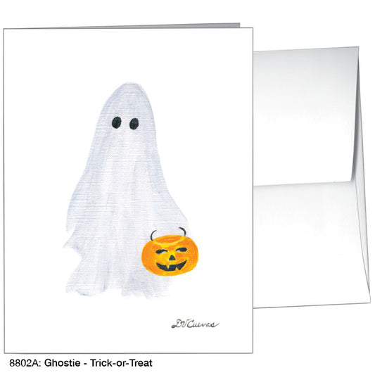 Ghostie - Trick-or-Treat, Greeting Card (8802A), A2, printedcanvas.com