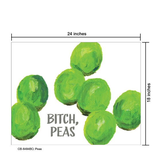 Peas, Card Board (8494BC), Card Board: 18x24, printedcanvas.com