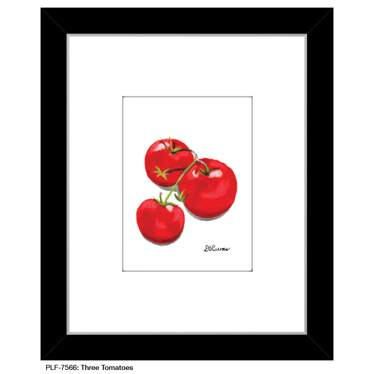 Three Tomatoes, Print (#7566) - Printed Canvas