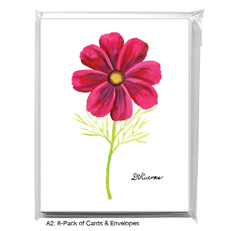 Cosmos, Greeting Card (7298H), A2 8-Pack, printedcanvas.com