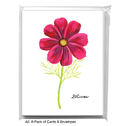 Cosmos, Greeting Card (7298H), A2 8-Pack, printedcanvas.com