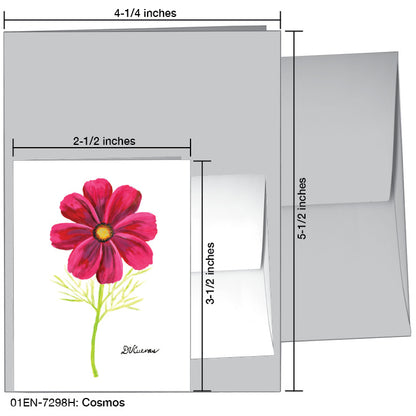 Cosmos, Greeting Card (7298H), Enclosure Card, printedcanvas.com