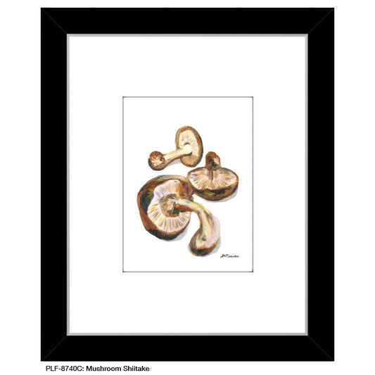 Mushroom Shiitake, Print (#8740C), Print Matted, www.printedcanvas.com