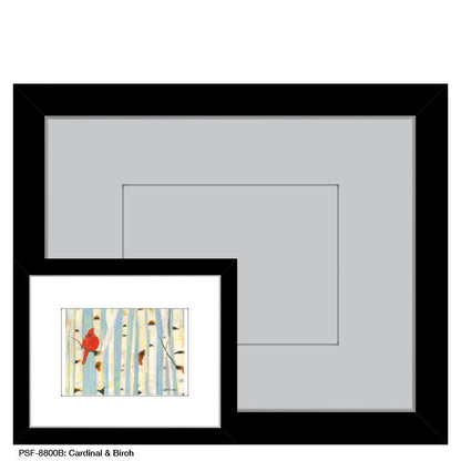 Cardinal & Birch, Print (#8800B), Print Matted, www.printedcanvas.com