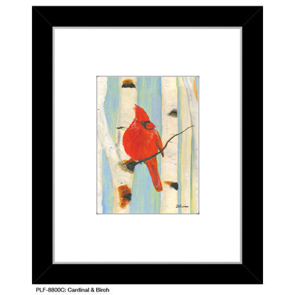 Cardinal & Birch, Print (#8800C), Print Matted, www.printedcanvas.com