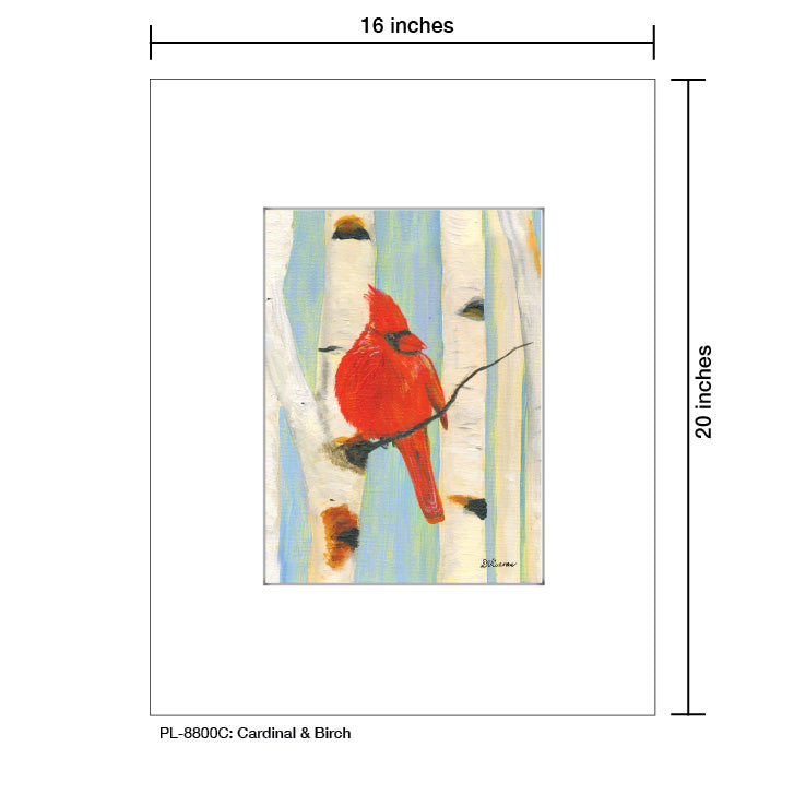Cardinal & Birch, Print (#8800C), Printe Matted, www.printedcanvas.com
