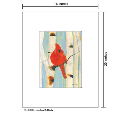 Cardinal & Birch, Print (#8800C), Printe Matted, www.printedcanvas.com