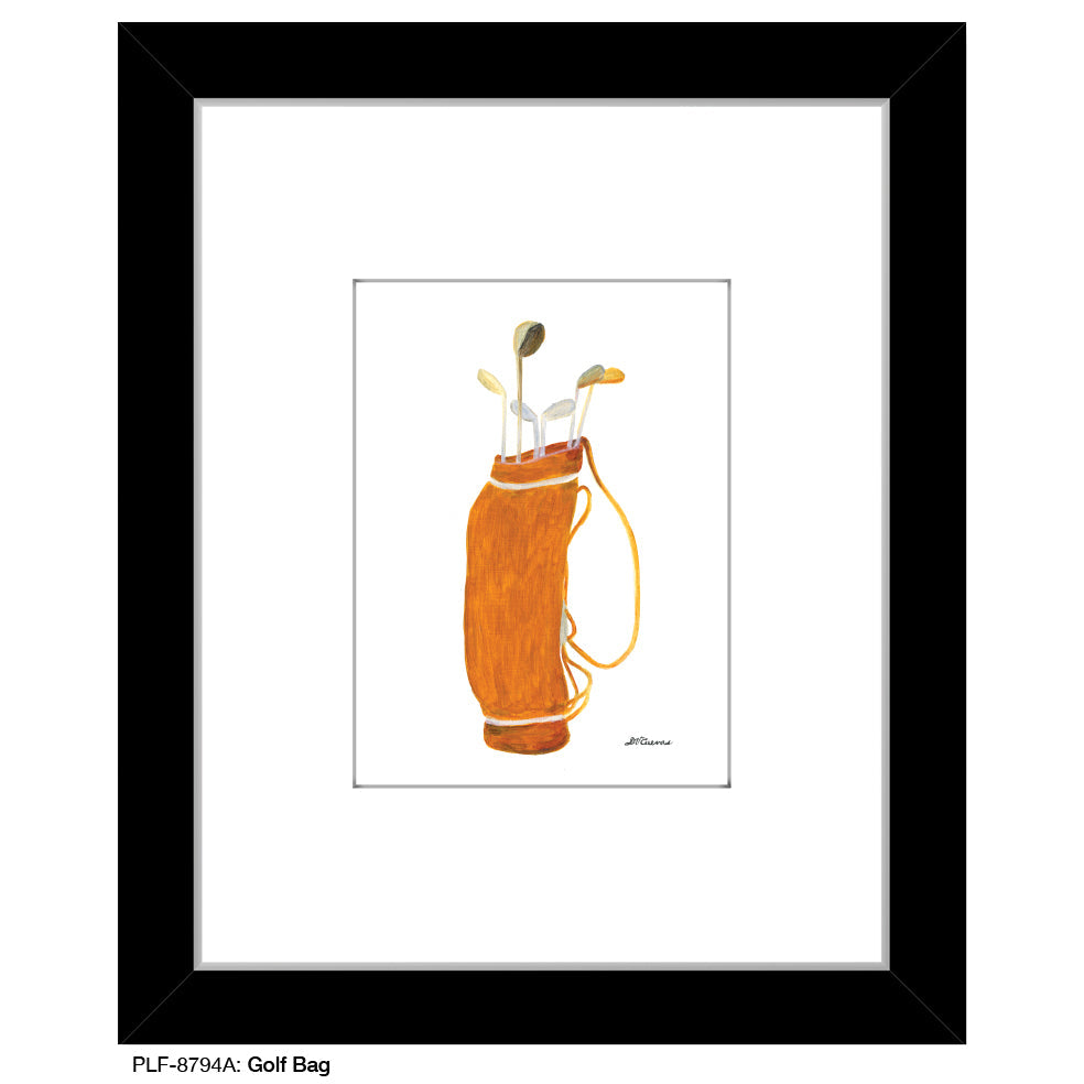 Golf Bag, Print (#8794A), Print Matted, www.printedcanvas.com