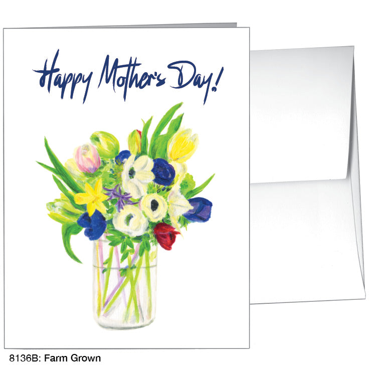 Farm Grown, Greeting Card (8136B), A2, printedcanvas.com