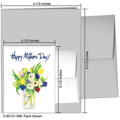 Farm Grown, Greeting Card (8136B), Enclosure, printedcanvas.com
