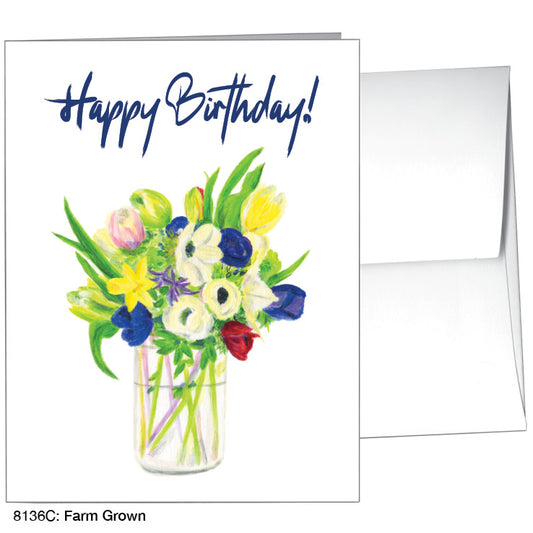 Farm Grown, Greeting Card (8136C), A2, printedcanvas.com